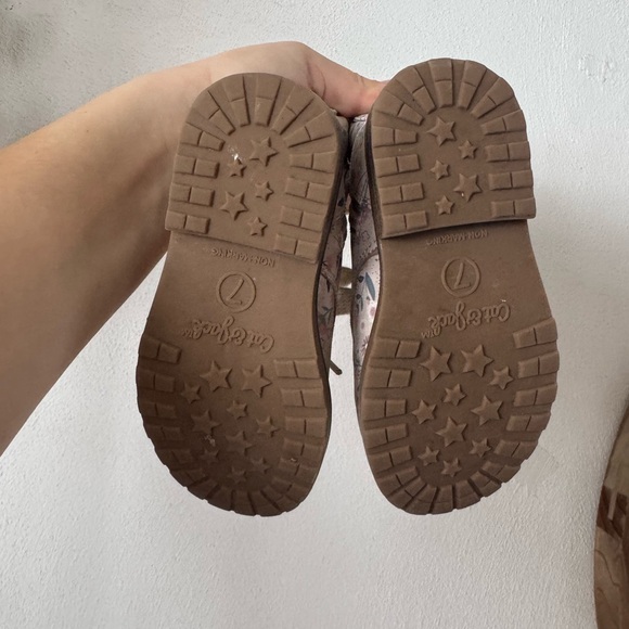 Cat and Jack Floral Boots 7C - Picture 4 of 4